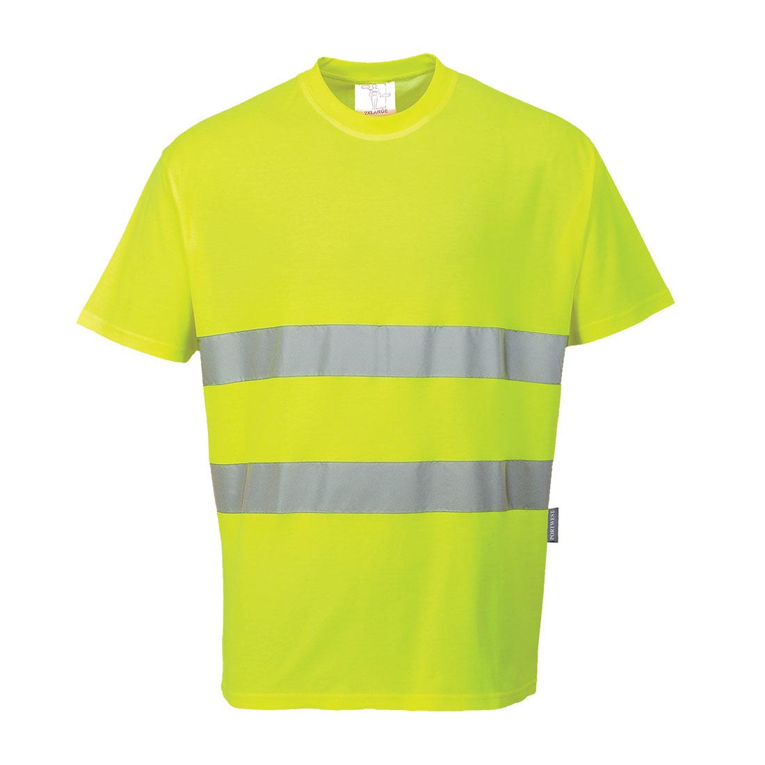 Hi-Vis Cotton Comfort T-Shirt S/S - Yellow
