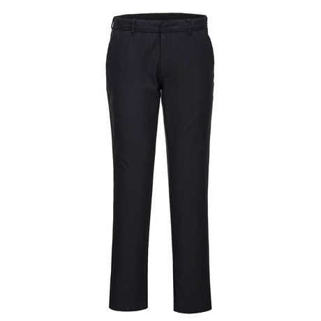 Stretch Slim Chino Trousers - Black