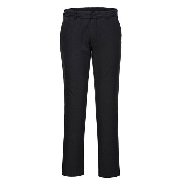 Stretch Slim Chino Trousers - Black