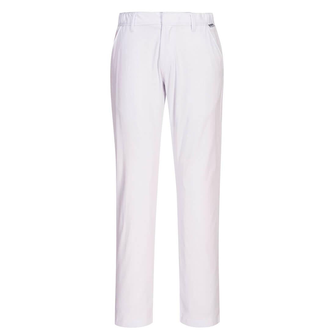 Stretch Slim Chino Trousers - White