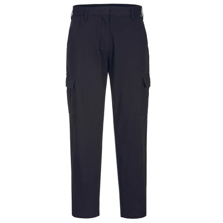 Women's Stretch Cargo Trousers - Black