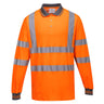 Hi-Vis Cotton Comfort Polo Shirt L/S - Orange