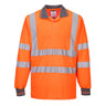 Hi-Vis Polo Shirt L/S - Orange