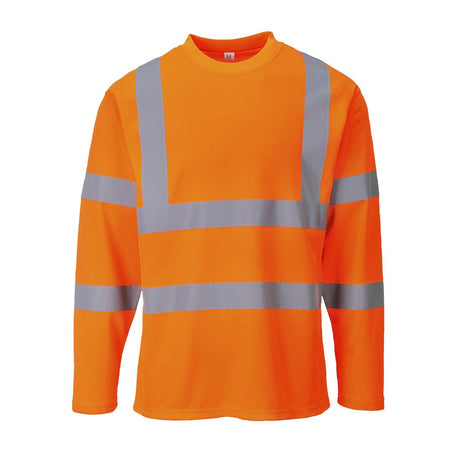 Hi-Vis Cotton Comfort T-Shirt L/S - Orange