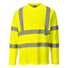Hi-Vis Cotton Comfort T-Shirt L/S - Yellow