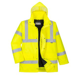 Hi-Vis Breathable Winter Traffic Jacket - Yellow