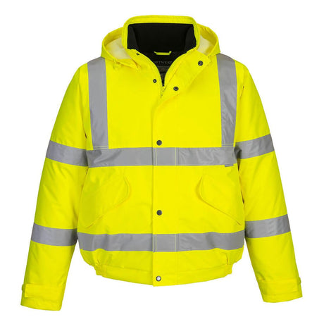 Hi-Vis Winter Bomber Jacket - Yellow