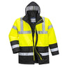 Hi-Vis Contrast Winter Traffic Jacket - Yellow/Black