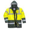 Hi-Vis Contrast Winter Traffic Jacket - Yellow/Green