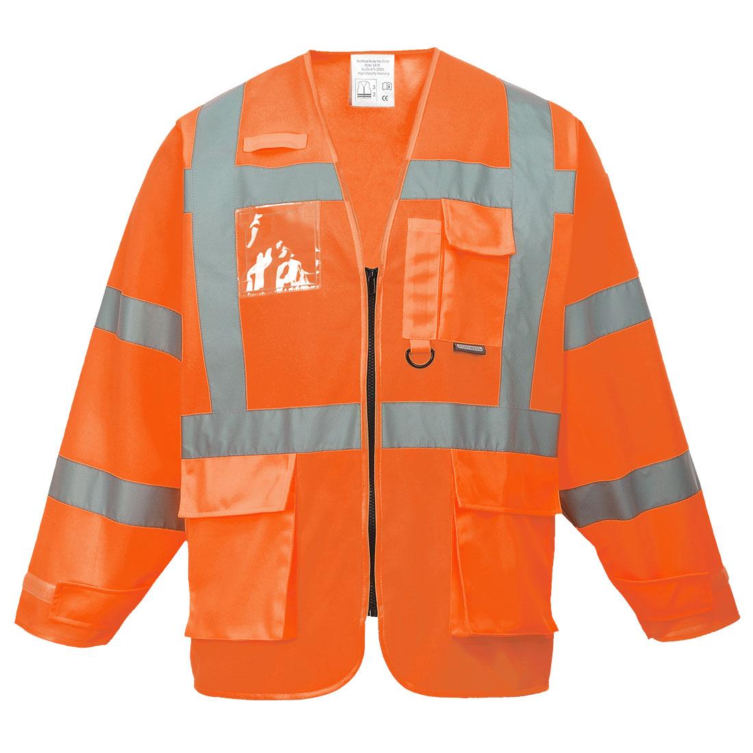 Hi-Vis Executive Jacket - Orange