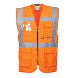 Berlin Hi-Vis Executive Vest - Orange