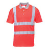Hi-Vis Polo Shirt S/S - Red