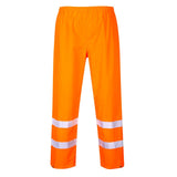 Hi-Vis Rain Traffic Trousers - Orange