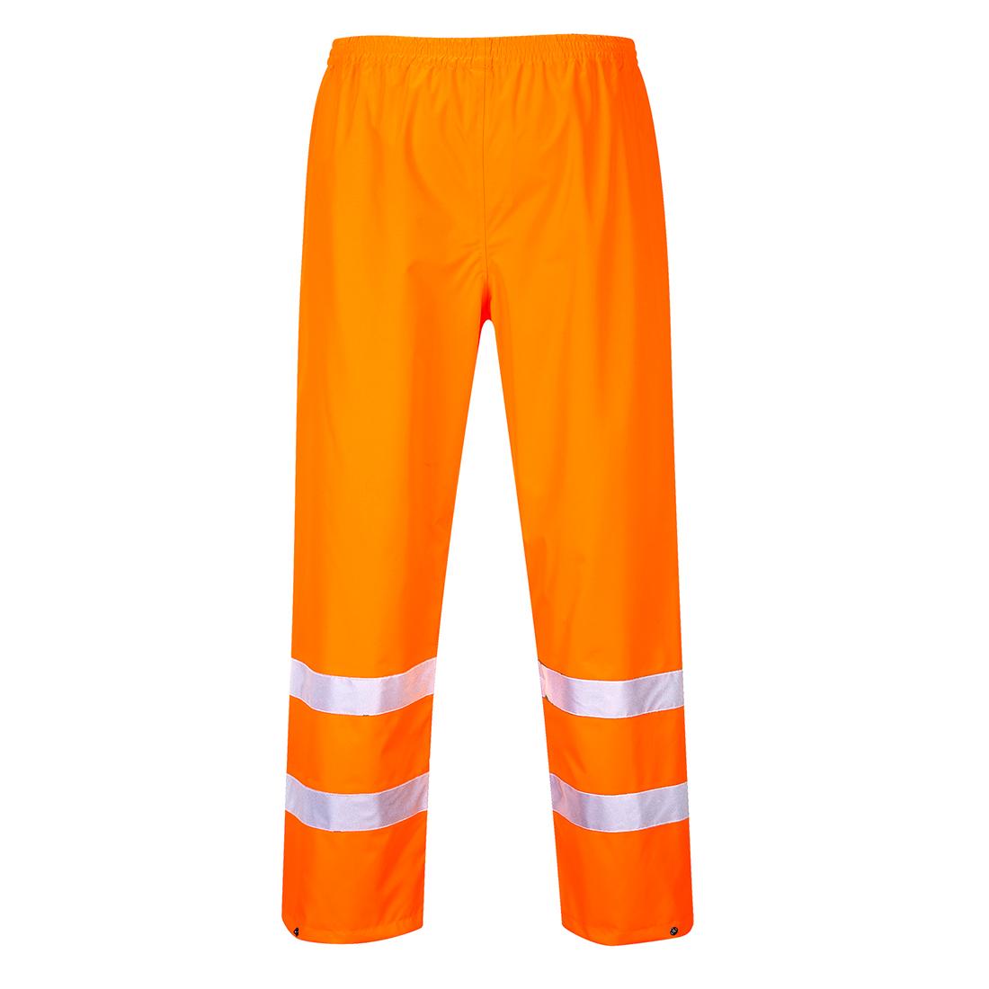 Hi-Vis Rain Traffic Trousers - Orange