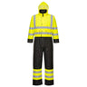 Hi-Vis Contrast Winter Coverall - Yellow/Black