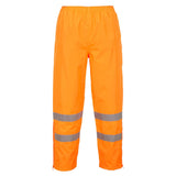 Hi-Vis Breathable Rain Trousers - Orange