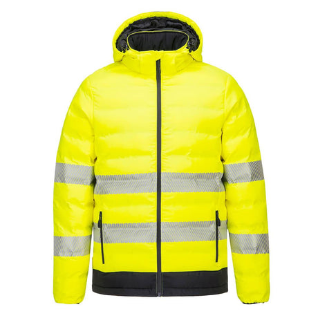 Hi-Vis Ultrasonic Heated Tunnel Jacket - Yellow/Black