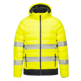 Hi-Vis Ultrasonic Heated Tunnel Jacket - Yellow/Black