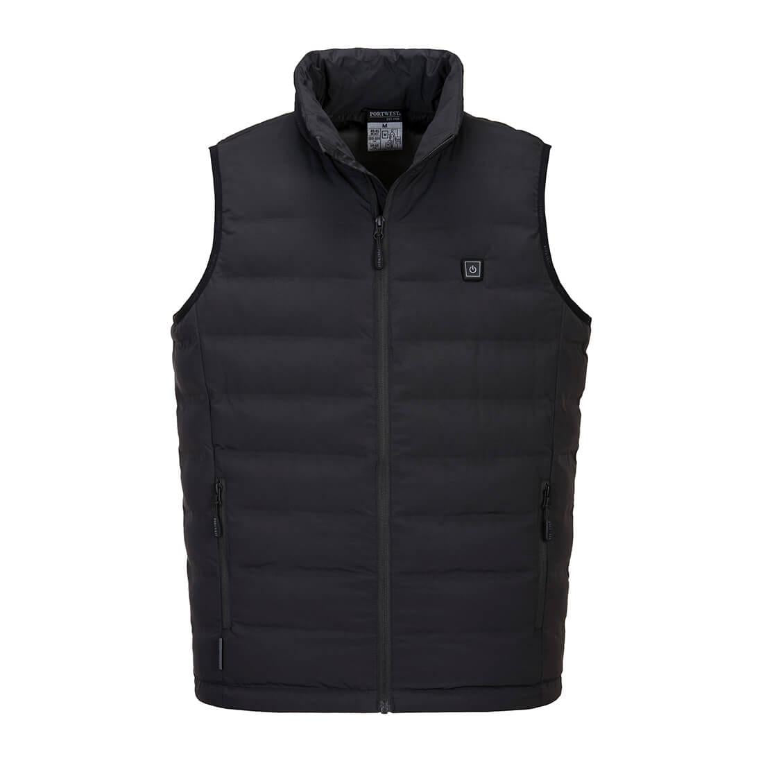 Ultrasonic Heated Tunnel Bodywarmer - Black