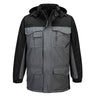 Ripstop Winter Jacket - Black/Grey