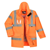 Hi-Vis Extreme Rain Jacket - Orange