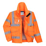 Hi-Vis Extreme Rain Bomber Jacket - Orange