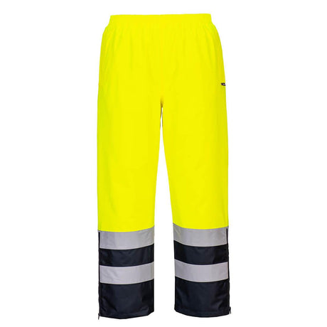Hi-Vis Winter Trousers - Yellow/Navy
