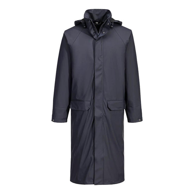 Flexatex Chem Long Coat - Navy