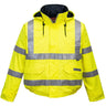 Bizflame Rain Hi-Vis FR Winter Bomber Jacket - Yellow