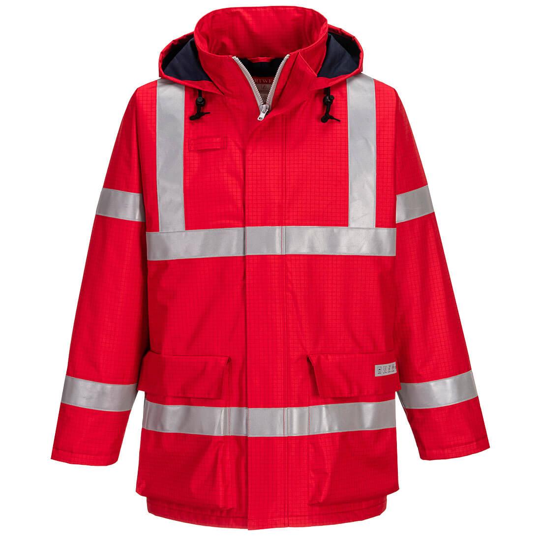Bizflame Rain Anti-Static FR Jacket - Red