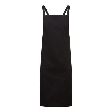 Cross back Apron - Black