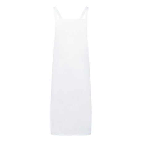 Cross back Apron - White