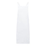 Cross back Apron - White