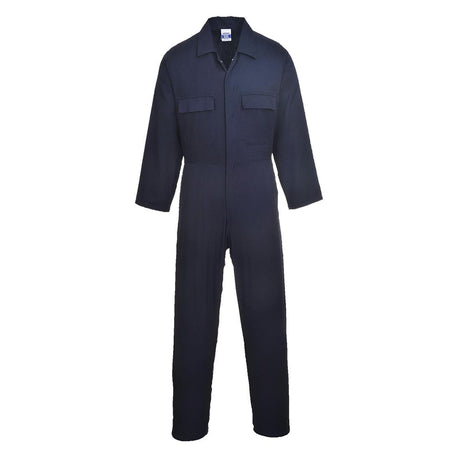 Euro Cotton Work Coverall - Navy