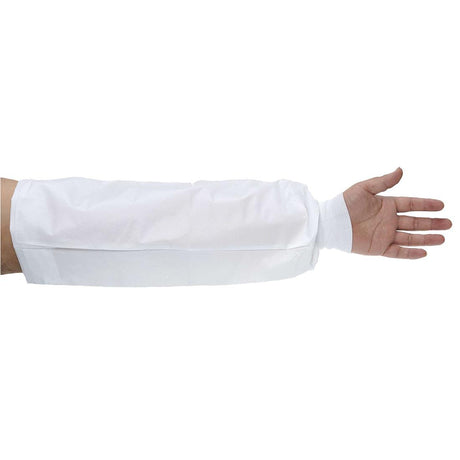 BizTex Microporous Sleeve with Knitted Cuff Type PB[6] (150 Pairs) - White