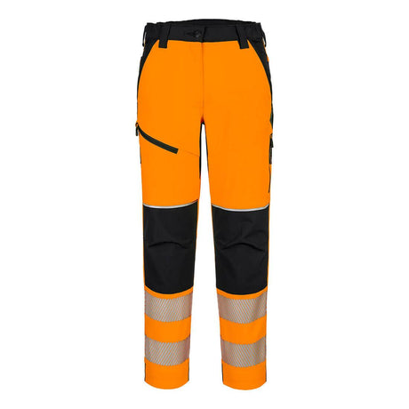 PW3 Hi-Vis Women's Stretch Trouser - Orange/Black