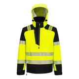 PW3 Hi-Vis Overhead Rain Jacket (3L) - Yellow/Black