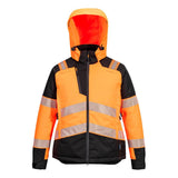 PW3 Hi-Vis Women's Winter Jacket - Orange/Black