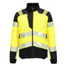 PW3 Hi-Vis Hybrid Baffle Jacket - Yellow/Black