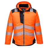 PW3 Hi-Vis Winter Jacket - Orange/Black