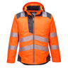 PW3 Hi-Vis Winter Jacket - Orange/Grey