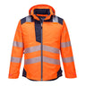 PW3 Hi-Vis Winter Jacket - Orange/Navy