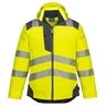 PW3 Hi-Vis Winter Jacket - Yellow/Grey