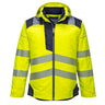 PW3 Hi-Vis Winter Jacket - Yellow/Navy