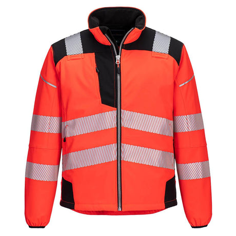 PW3 Hi-Vis Softshell (3L) - Red/Black