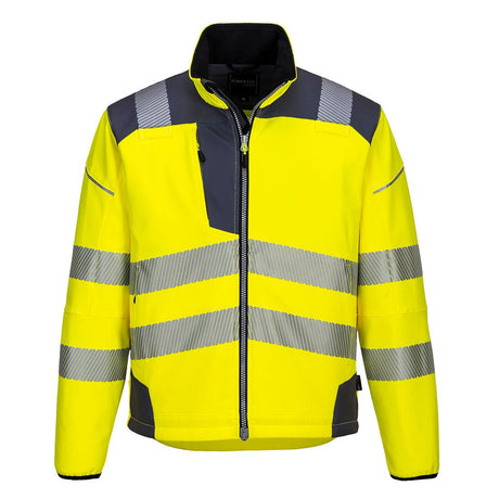 PW3 Hi-Vis Softshell (3L) - Yellow/Grey
