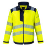 PW3 Hi-Vis Work Jacket - Yellow/Navy