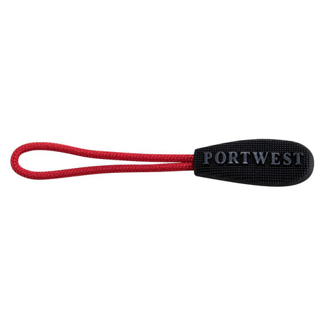 Replaceable Zip Pullers - Red