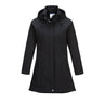 Carla Women's Hooded Softshell Jacket (3L) - Black