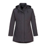 Carla Women's Hooded Softshell Jacket (3L) - Charcoal Grey